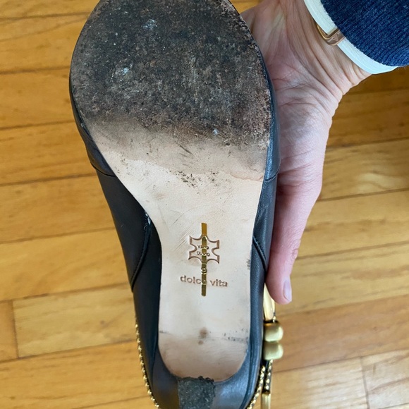 Dolce Vita Braxton Booties with Studded Straps - Picture 6 of 7